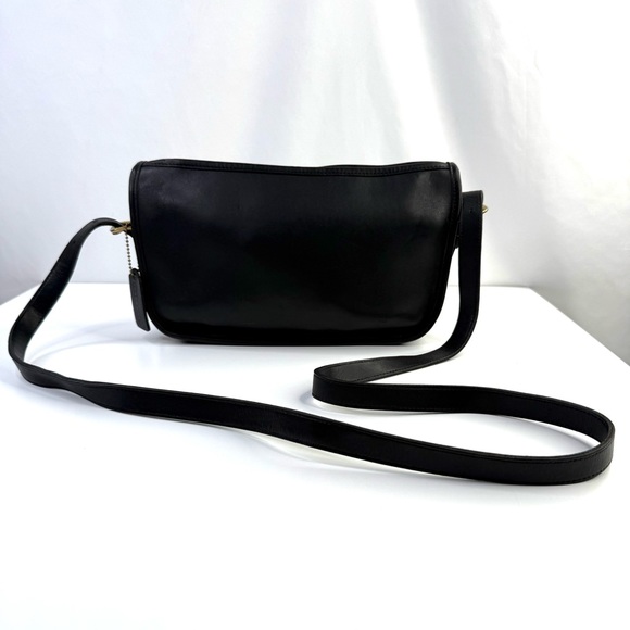 Coach Black Leather Vintage 9938 Mitchell Crossbody Shoulder Bag - Picture 1 of 10